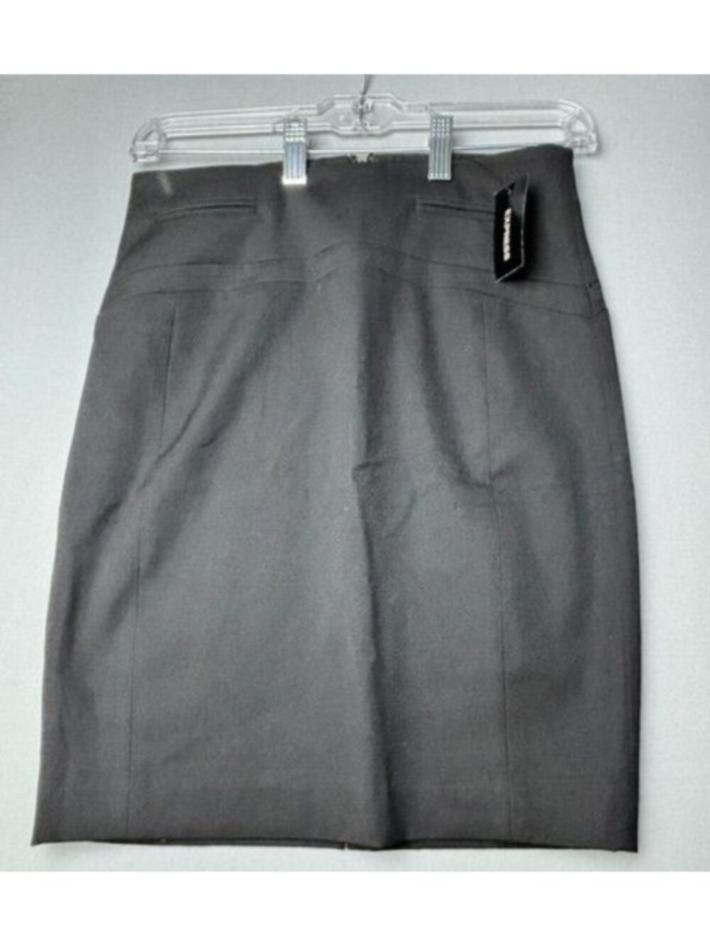 Express NWT Women's Black Pencil Skirt Size OO Career Office Stretch Lined